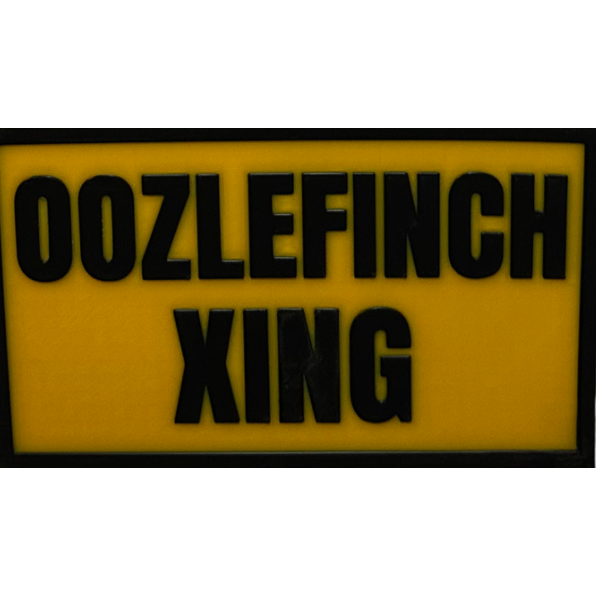 Oozlefinch Crossing Wall Sign | 2-Piece Air Defense Decor