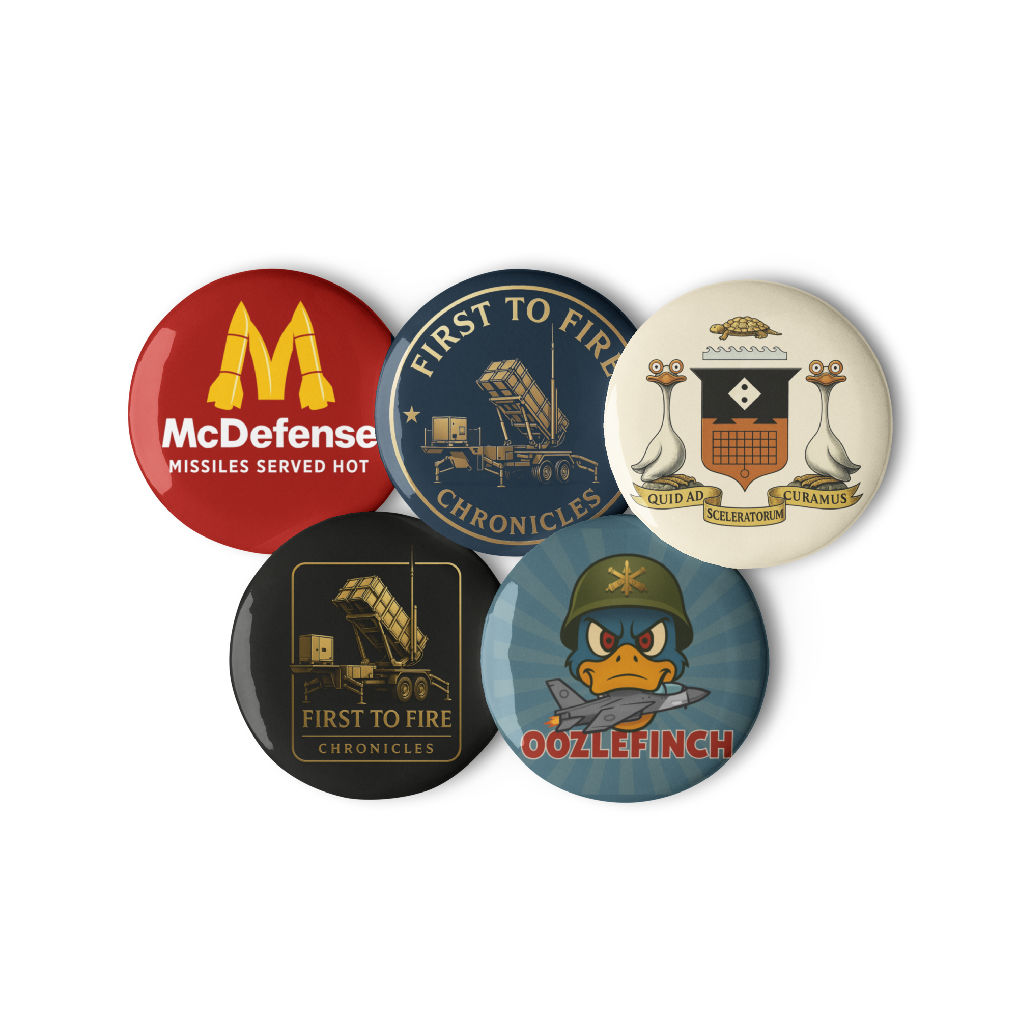 First-to-Fire Chronicles: Founders’ Pin Set (V1)