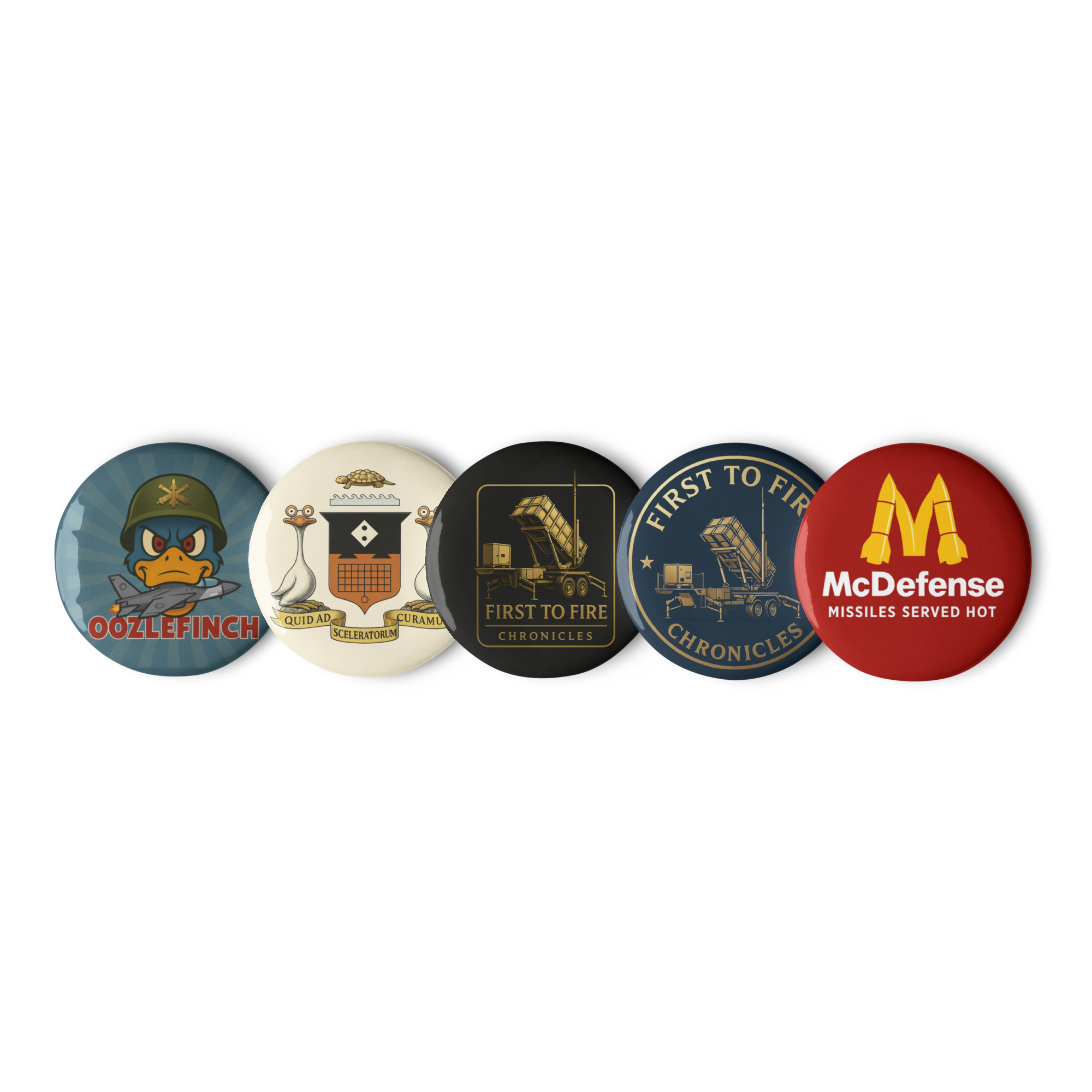 First-to-Fire Chronicles: Founders’ Pin Set (V1)