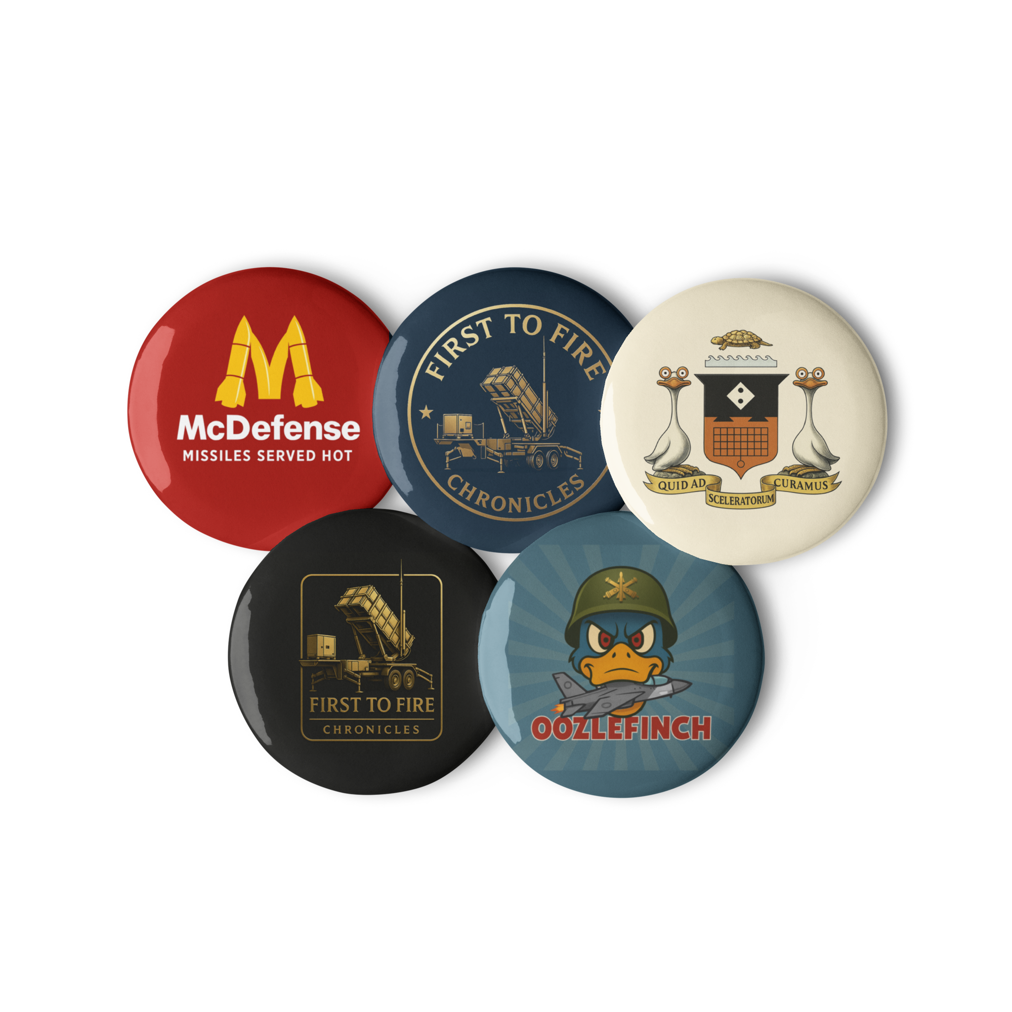 First-to-Fire Chronicles: Founders’ Pin Set (V1)