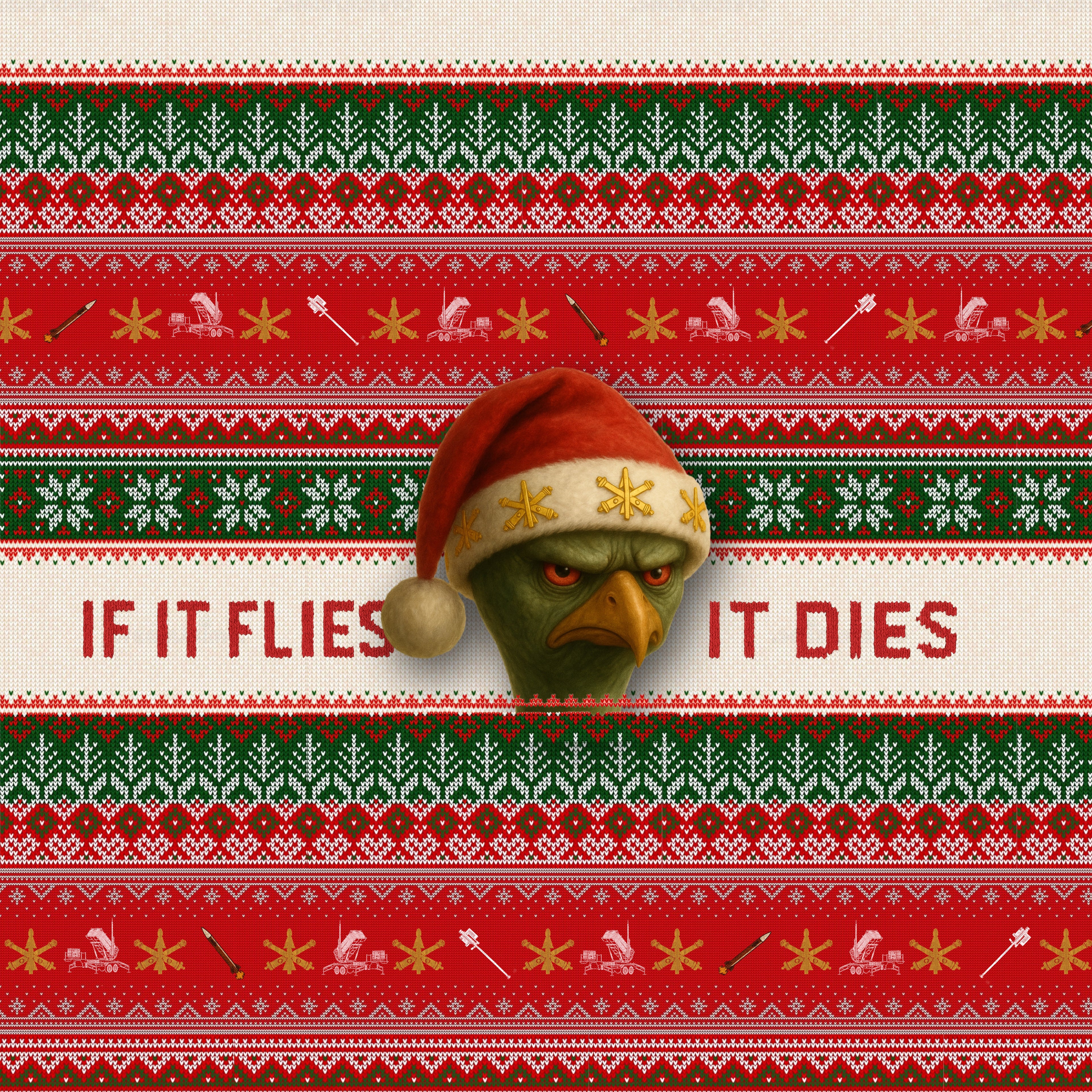 A Very Salvo Christmas Sweater | “If It Flies, It Dies” Edition – First to Fire Chronicles