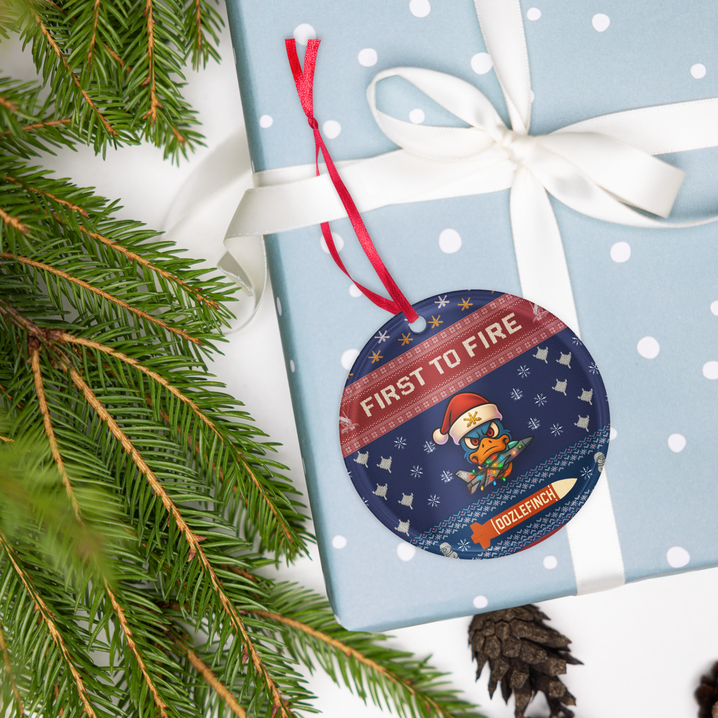Oozlefinch Christmas Ornament V1 | First to Fire Holiday Collection – ADA Heritage Edition
