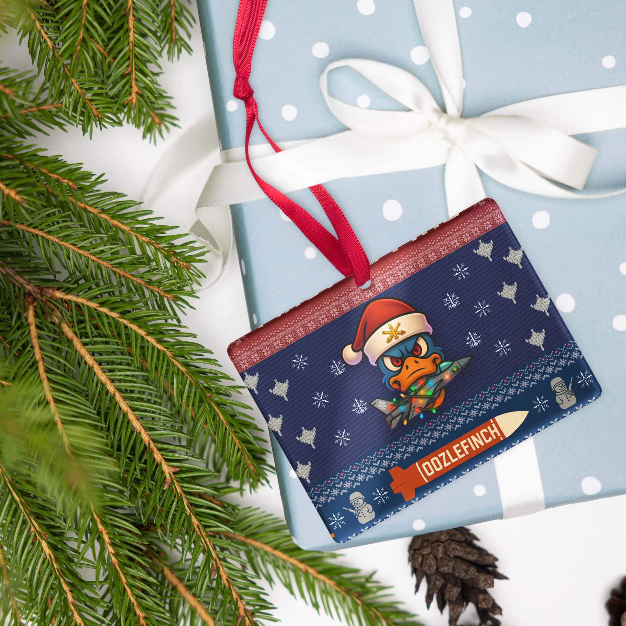 Oozlefinch Christmas Ornament V1 | First to Fire Holiday Collection – ADA Heritage Edition